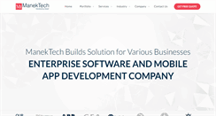 Desktop Screenshot of manektech.com